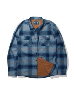 Salty Crew Fathom Navy Tech Shacket -Salty Crew FATHOM TECH FLANNELS ECOMM10
