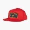 Salty Crew Fish Head Red 5 Panel -Salty Crew Fish Head 5 red front