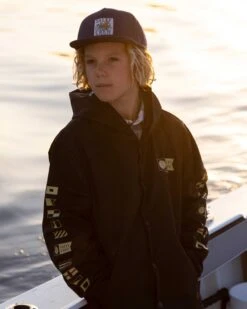 Salty Crew Ink Slinger Navy Boys 6 Panel -Salty Crew INK SLINGER BOYS NAVY HAT 1