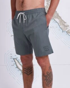 Salty Crew Strands Fatigue Green Elastic Short -Salty Crew MoJ4vtC0