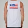 Salty Crew Freedom Flag White Tank -Salty Crew S124 MENS DAY021941