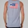Salty Crew Freedom Flag Athletic Grey Tank -Salty Crew S124 MENS DAY021943