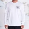 Salty Crew Stealth White L/S Sunshirt -Salty Crew Stealth White LS Sunshirt front