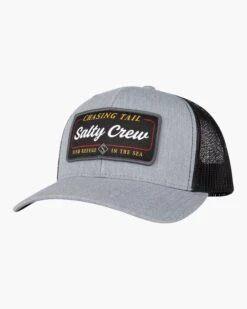 Salty Crew Marina Heather Grey/Black Retro Trucker