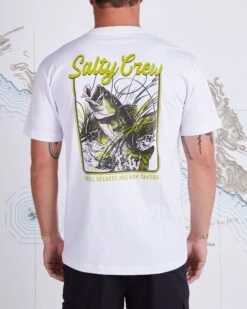 Salty Crew Largemouth White S/S Premium Tee