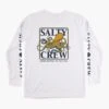 Salty Crew Ink Slinger Boys White L/S Sunshirt -Salty Crew UpCd7Bs