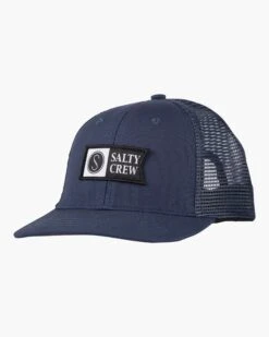 Salty Crew Pinnacle Navy Boys Retro Trucker