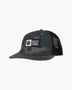 Salty Crew Pinnacle Boys Camo Retro Trucker