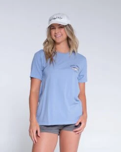 Salty Crew Ahi Mount Marine Blue Boyfriend Tee