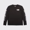 Salty Crew Alpha Black L/S Sunshirt -Salty Crew alpha black front