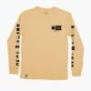 Salty Crew Alpha Flag Boys Camel L/S Tee -Salty Crew alpha flag camel front
