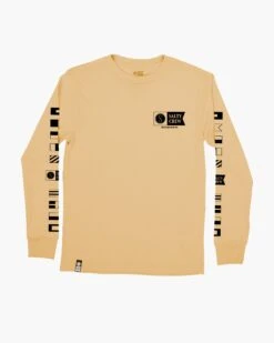 Salty Crew Alpha Flag Boys Camel L/S Tee