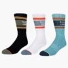 Salty Crew Beacons Sock 3 Pack -Salty Crew beacons sock 3 pack front