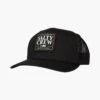 Salty Crew Cruiser Black Retro Trucker -Salty Crew blk front