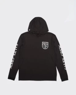 Salty Crew Current Black Hood Sunshirt