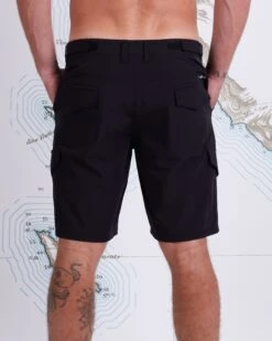 Salty Crew Deep Sea III Black Cargo Short 11 Salty Crew Deep Sea III Black Cargo Short -Salty Crew deep sea III black back