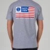 Salty Crew Freedom Flag Athletic Heather S/S Premium Tee -Salty Crew freedom ah back
