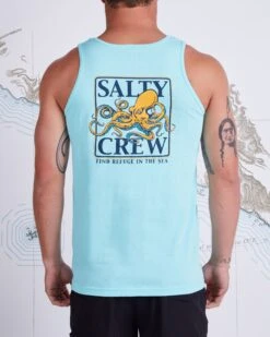 Salty Crew Ink Slinger Sea Foam Tank