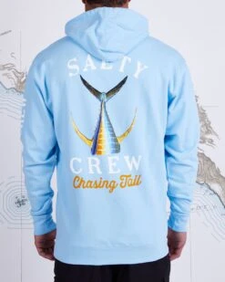 Salty Crew Tailed Light Blue Hood Fleece -Salty Crew kAcS4COs