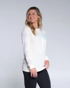 Salty Crew Kelp Forest Bone Boyfriend L/S Tee -Salty Crew kelp forest ls bone sleeve