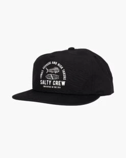 Salty Crew Lateral Line Black 5 Panel