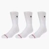 Salty Crew Line Up White Sock 3 Pack 2 Salty Crew Line Up White Sock 3 Pack -Salty Crew line up sock 3 pack