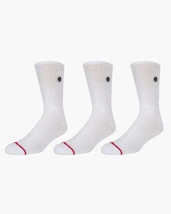 Salty Crew Line Up White Sock 3 Pack