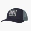 Salty Crew Cruiser Navy/Dark Aqua Retro Trucker -Salty Crew nvy aqua front