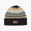 Salty Crew Outskirts Black Beanie -Salty Crew outskirts blk front
