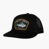 Salty Crew Rooster Boys Black Retro Trucker -Salty Crew rooster boys black front