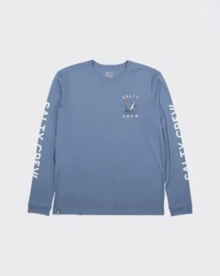 Salty Crew Set Sail Marine Blue L/S Sunshirt
