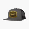 Salty Crew Stealth Charcoal/Black Trucker -Salty Crew stealth black char front