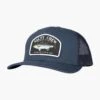 Salty Crew Striper Navy Retro Trucker -Salty Crew striper retro nvy front