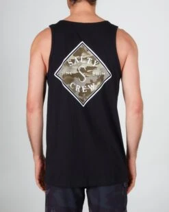 Salty Crew Tippet Lineup Black Tank