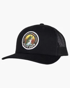 Salty Crew Toads Black Retro Trucker