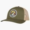 Salty Crew Toads Moss/Khaki Retro Trucker -Salty Crew toads retro trucker moss front