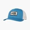 Salty Crew Topstitch Slate/Silver Retro Trucker -Salty Crew topstitch retro trucker front
