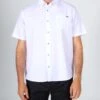 Salty Crew Topstitch White S/S Woven -Salty Crew topstitch woven wht front