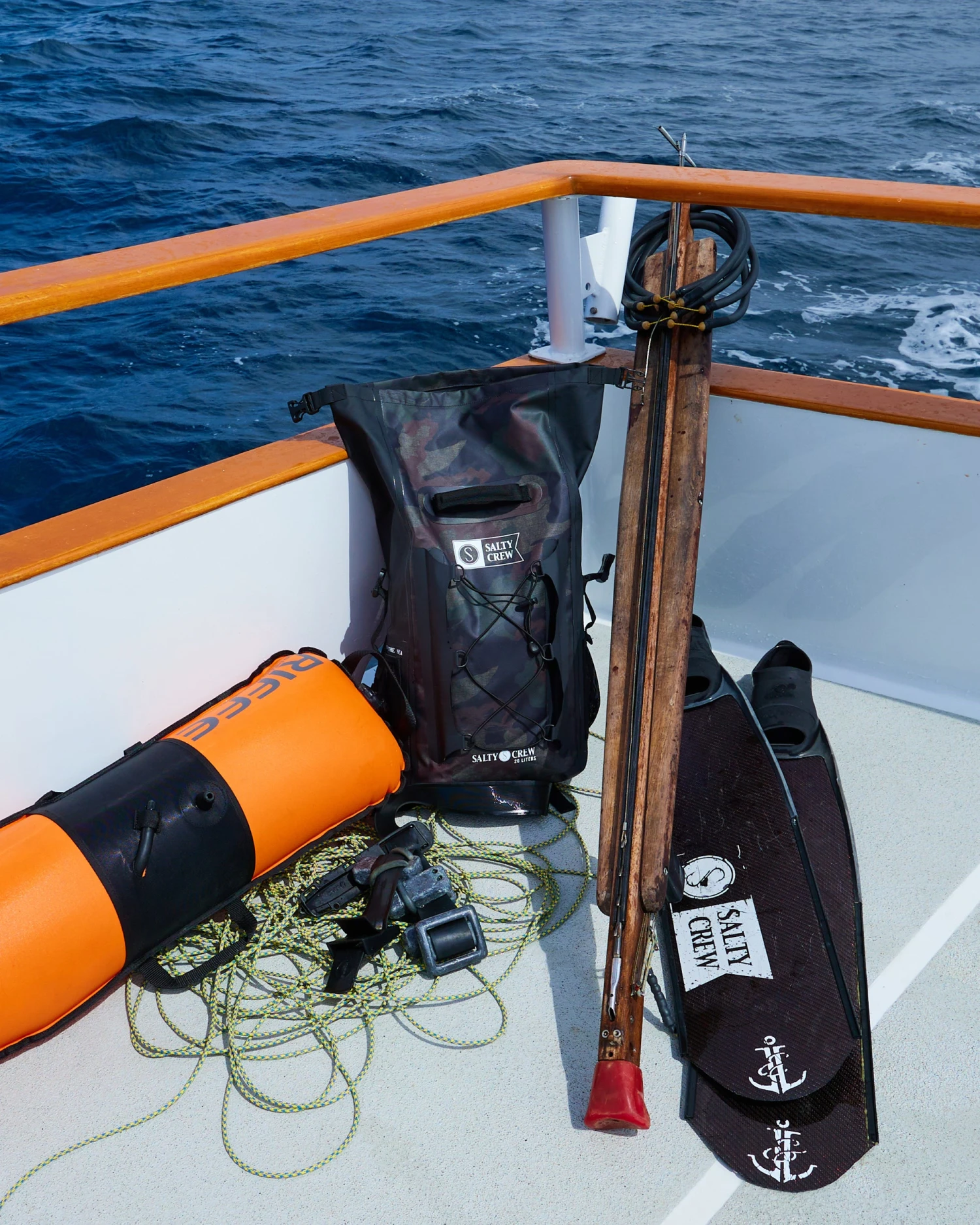 Salty Crew Voyager Camo Roll Top Backpack 4 Salty Crew Voyager Camo Roll Top Backpack - Image 2