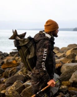 Salty Crew Voyager Black/Military Roll Top Backpack -Salty Crew voyager5