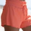 Salty Crew Beach Break Hot Coral Rib Swim Short -Salty Crew web detail 1