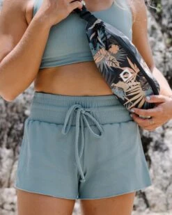 Salty Crew Beach Break Sage Rib Swim Short